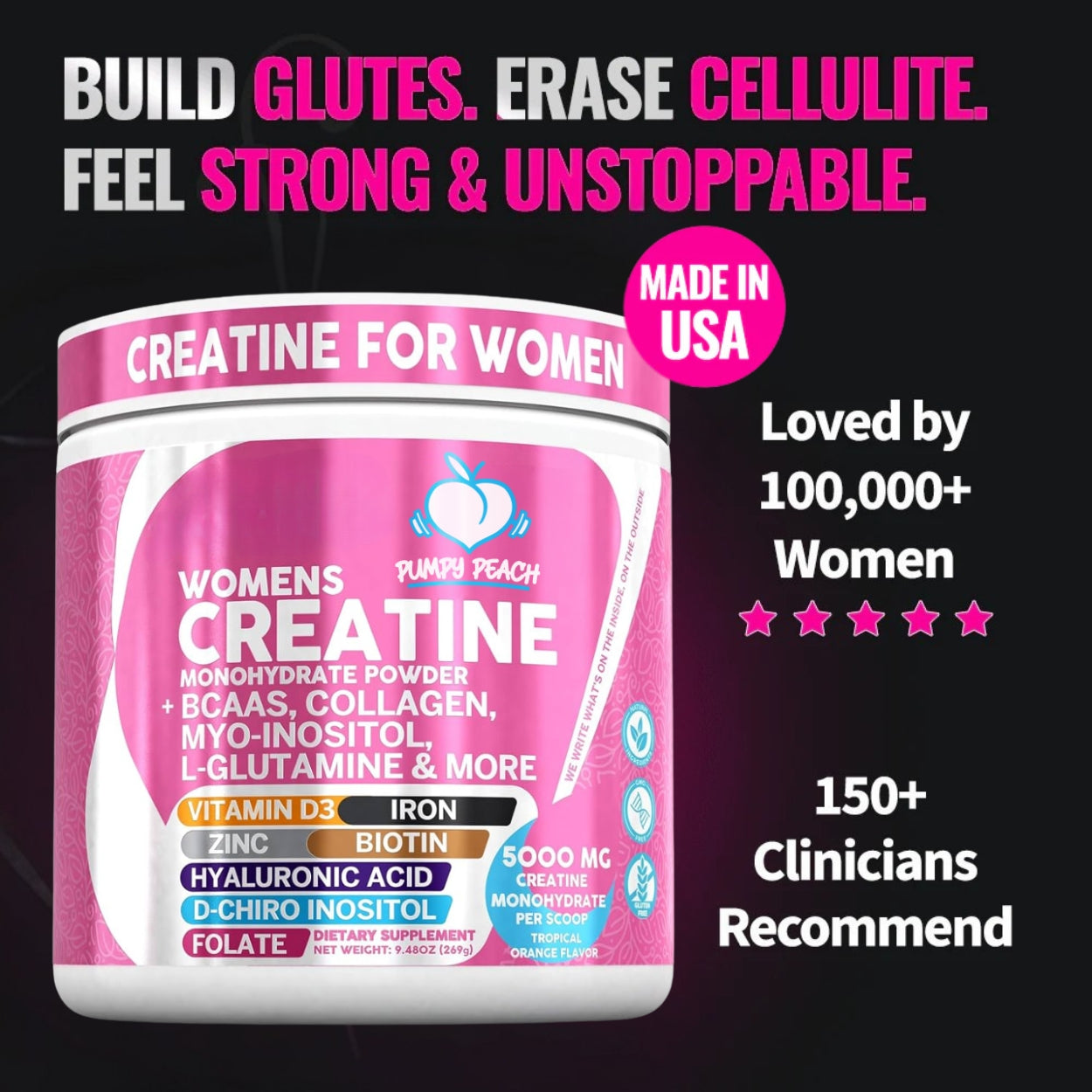 PUMPYPEACH® WOMENS CREATINE (FREE)